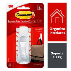 Gancho Command™ Large Utility Autoadherible Grande 3M® 17003ES [Pieza] 51131651425