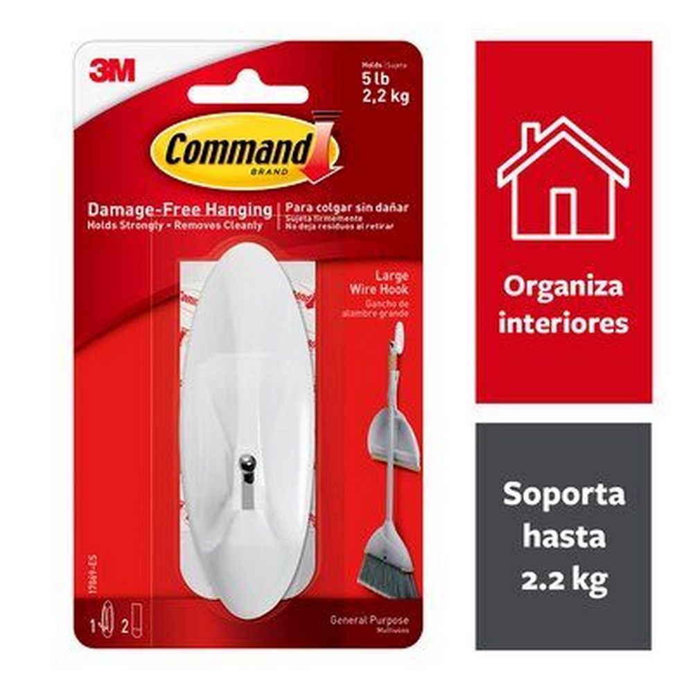Gancho Command™ Autoadherible Escoba 3M® 17069ES [Pieza] 51131921283