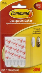 Gancho Command™ Tiras de Repuesto c/9 Autoadherible Mediano 3M® 17021P [Pieza] 51131851245