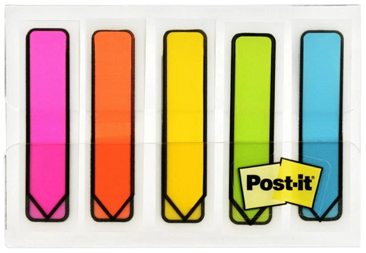 Notas Adhesivas (bandera) Post-It® Mini Flecha c/100 Colores Neón(5) .5×1.7" 3M® 684-ARR2 [Pieza] 7891040204212 2