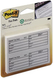 Notas Adhesivas Post-It® 4 Block c/50 hjs 200hj Mensaje Fax 4×1.4" 3M® 7671-4 Paquete 21200726637 2