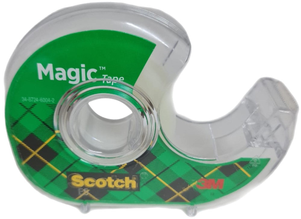 Cinta Adhesiva Invisible #810 Mágica c/Desp.Scotch Invisible 19mm×12.7m 3M® MT900175928 [Pieza] 21200527814