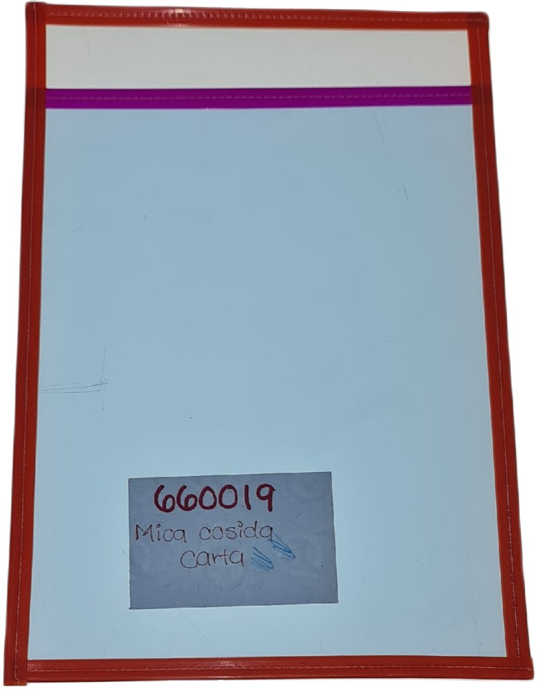 Mica Protectora Cosida porta Carta 22×32cm Mica Azul 24¼×35cm Aguila® Pieza 01