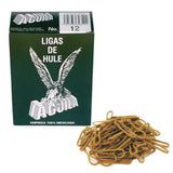 Ligas de Hule Caja 100g Natural Nº12 Aguila® Caja 7501636703172 01