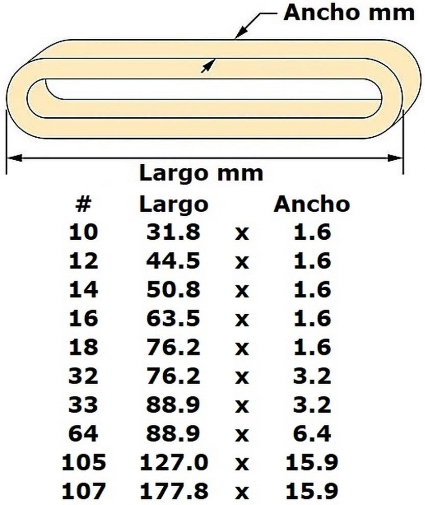 Ligas de Hule Caja 100g Natural Nº64 Aguila® Caja 7501636703233 02
