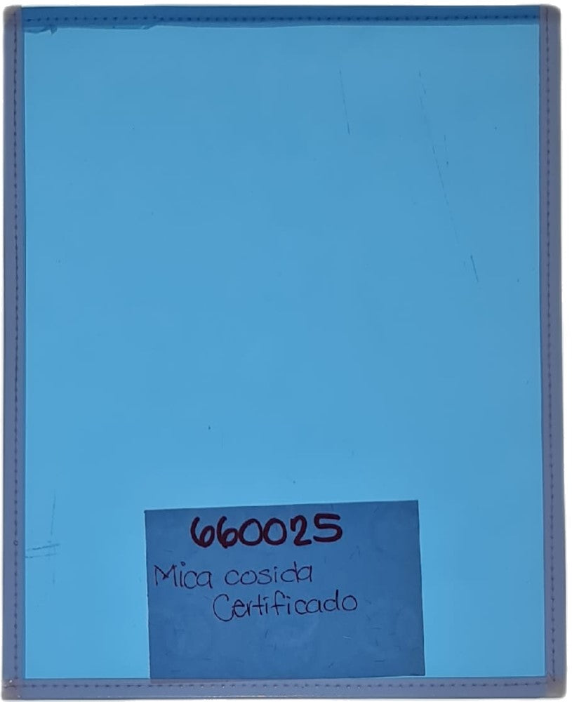 Mica Protectora Cosida porta Certificado18½×23½ Mica Azul 20¼×25¼cm Aguila® Pieza 01