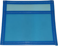Mica Protectora Cosida porta Credencial 8½×5½ cm Mica Azul 10×9cm Aguila® Pieza 01