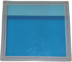 Mica Protectora Cosida porta Credencial 8½×5½ cm Mica Azul 10×9cm Aguila® Pieza 02