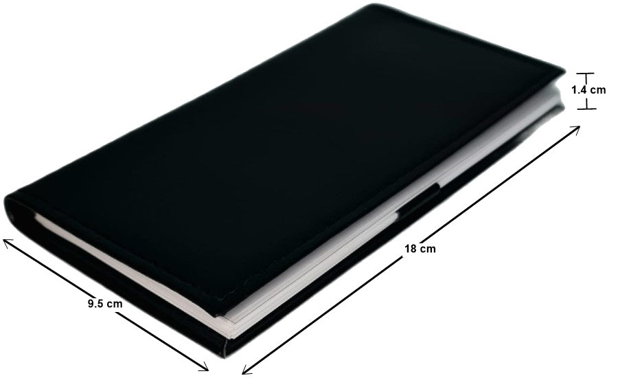 Agenda 2026 Curpiel Cartera-Inglesa Negro 9.5×18cm Creativida [Pieza] 7501099320244 2