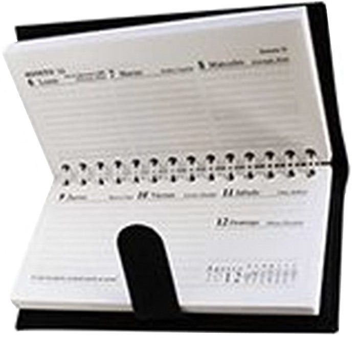 Agenda 2026 Curpiel Cartera-Inglesa Negro 9.5×18cm Creativida [Pieza] 7501099320244 5