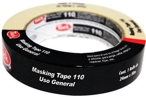 Cinta Adhesiva Masking 110 Crema 24mm×50m Tuck® 101020 Pieza 721672001101 03