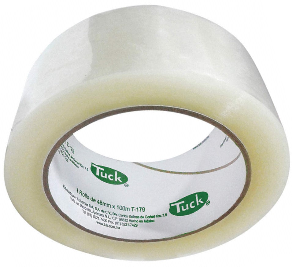 Cinta Adhesiva Empaque 179 Transparente 48mm×100m Tuck® 231215 Pieza 01
