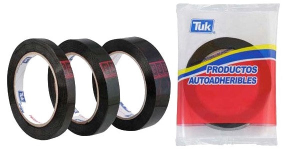 Cinta Adhesiva Celofán 205 Rojo Transparen 18mm×65m Tuk® 261515 [Pieza] 721672009053