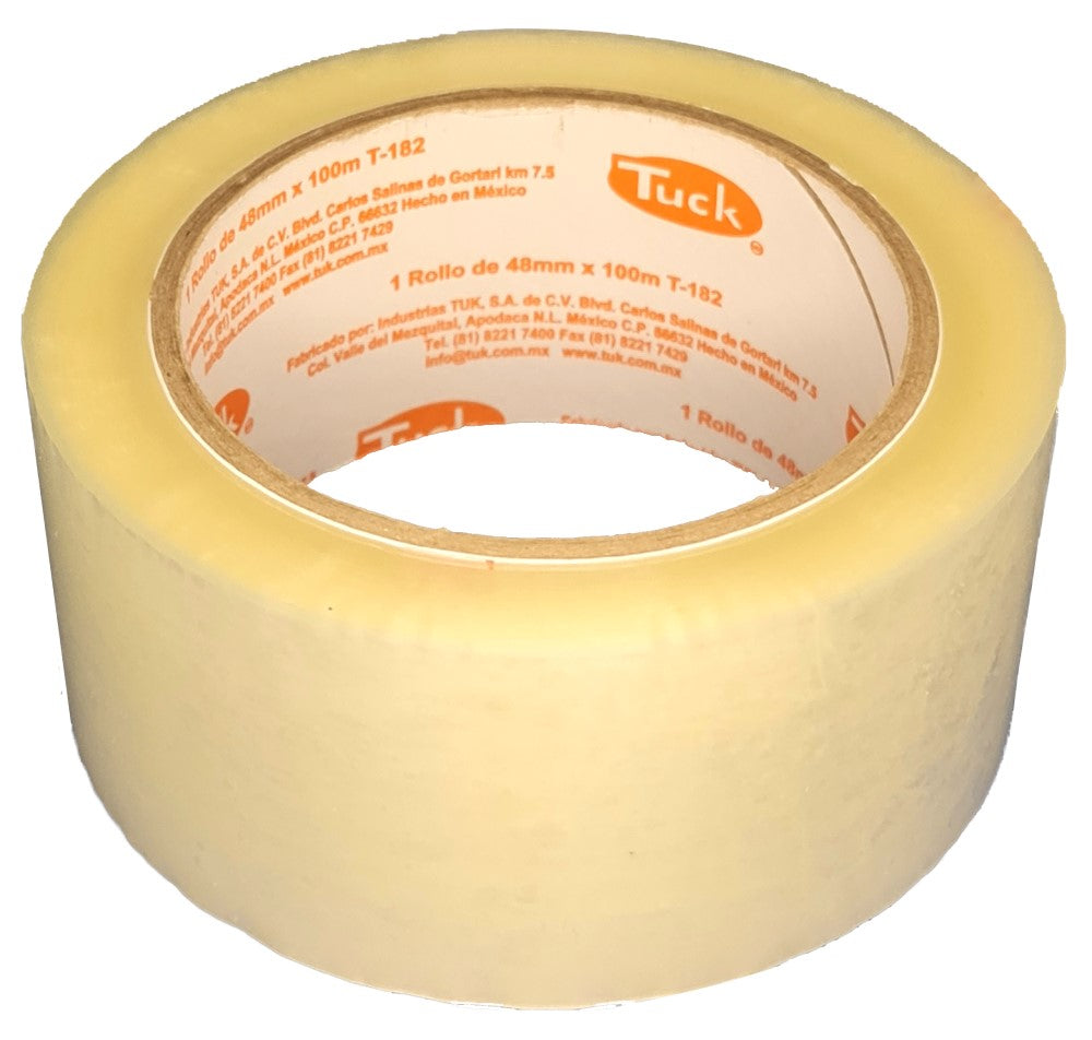 Cinta Adhesiva Empaque 182 Transparente 48mm×100m Tuck® 258232 Pieza 01