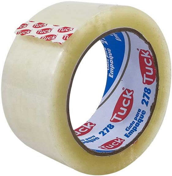 Cinta Adhesiva Empaque 278 Transparente 48mm×100m Tuck® [Pieza]