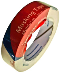 Cinta Adhesiva Masking 106 Multiusos Crema 24mm×50m SINERMASK® 100624 [Pieza] 721672037339 2