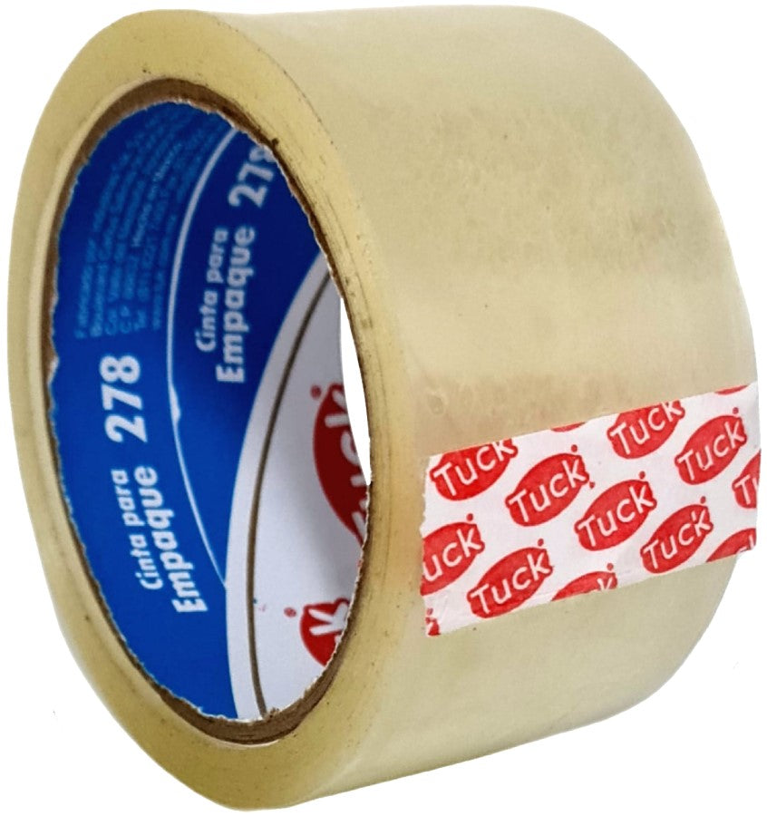 Cinta Adhesiva Empaque 278 Transparente 48mm×50m Tuck® 257820 [Pieza]