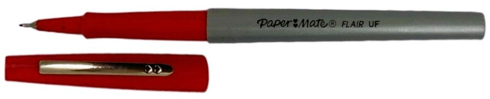 Marcador-Plumón Flair Ultra Fino UF Rojo PaperMate® Pieza 7501009290148