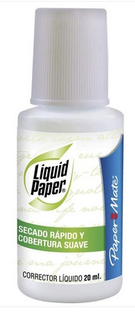 Corrector Liquido Liquid Paper Blanco 20ml PaperMate® LAS1317553 [Pieza] 8854556000180