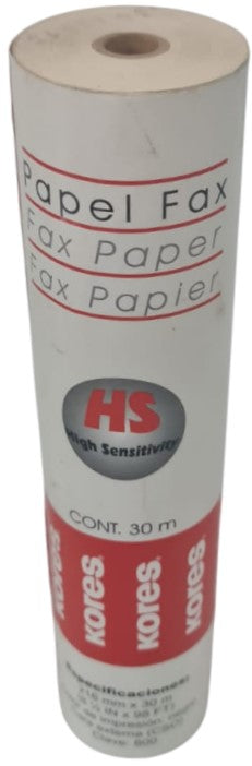 Papel para Fax Térmico .215×30m Kores® 800 [Rollo] Imagen secundaria del producto