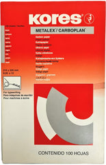 Papel Carbón Metalex® c/100 Negro Oficio Kores® [Caja] 7501037006162