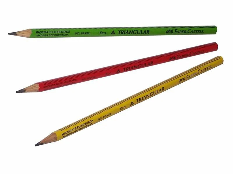 Lápiz Grafito Triangular Reglita #2 Faber-Castell® 935RG B100 [Pieza] 7891360493945 2