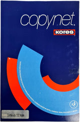 Papel Carbón Copynet c/100 Azul Oficio Kores® [Caja] 7501037006254