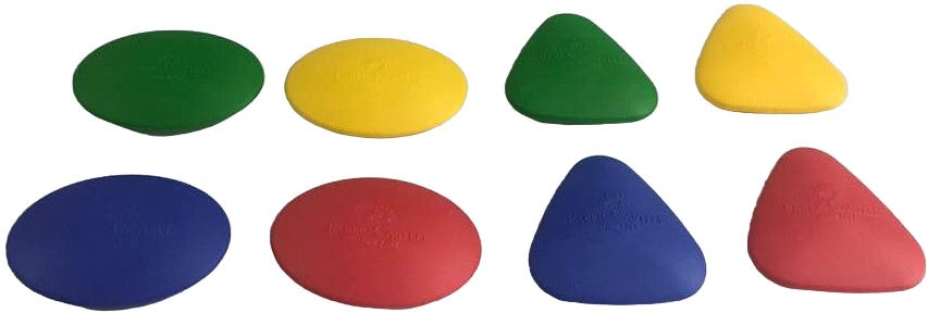 Borrador Grip Ovalada/Formas Colores Surtido Faber-Castell® 189020 [Pieza] 4005401890201 2