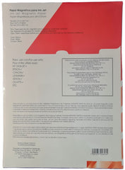 Imán Imprimible Papel p/Ink-Jet Magnetico c/2hj Blanco A4 21×29.7 Kores® [Pieza] 7501037026535 2
