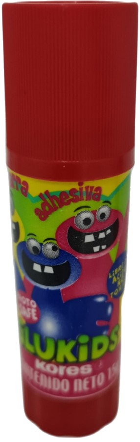 Adhesivo tipo Lápiz Glukids Blanco 15g Kores® 34226 [Pieza] 7501037034219