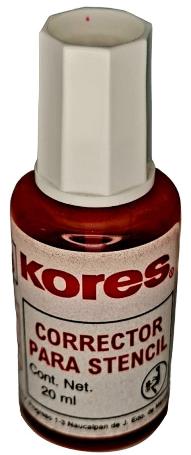 Corrector p/Stencil 171 28cc Kores® [Pieza] 7501037003338 Imagen principal del producto