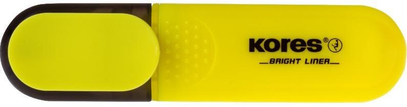 Marcador Textos Bright Liner Mini Amarillo Neón Kores® KRBAM [Pieza]