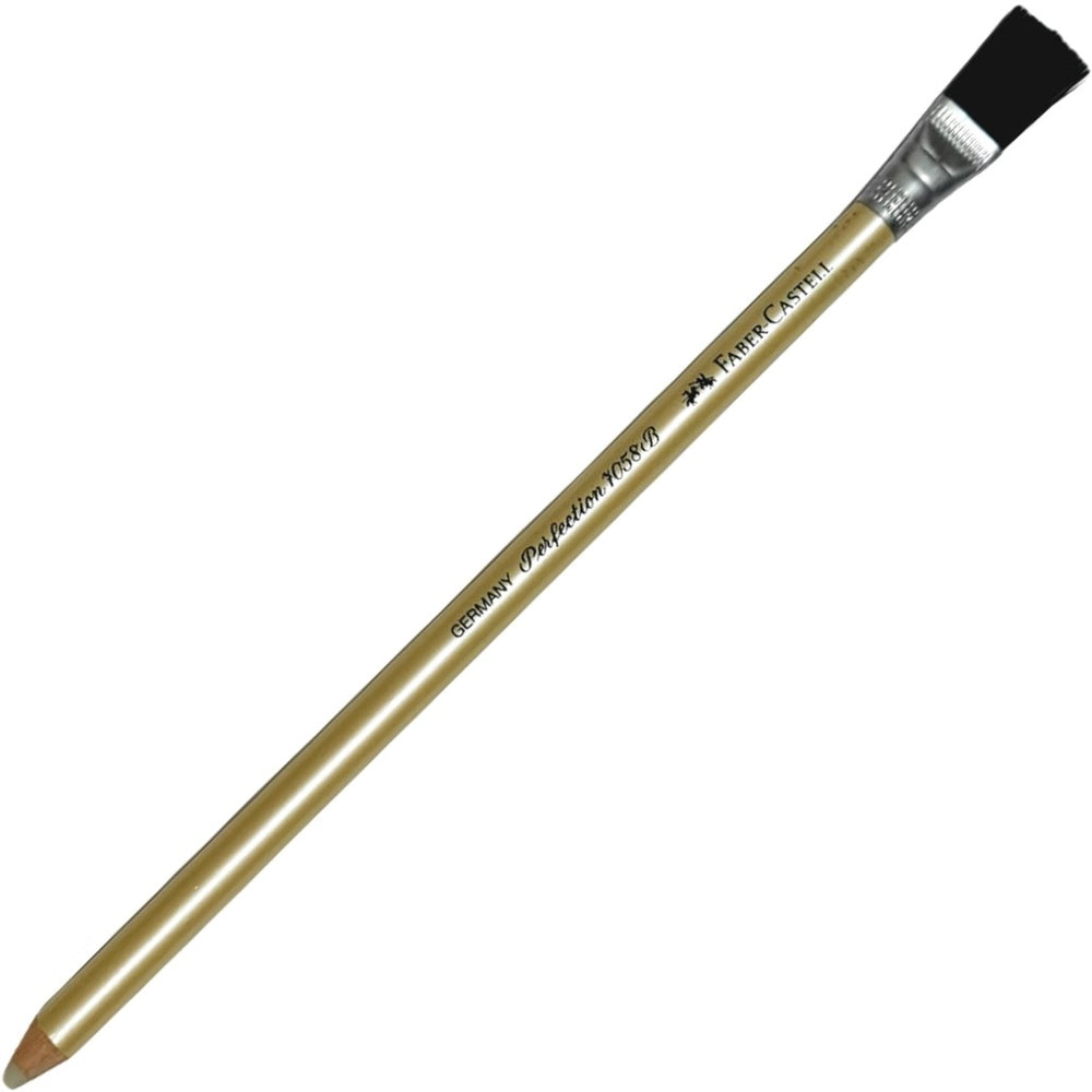 Borrador tipo Lápiz Perfection c/Escobilla Madera Faber-Castell® 7058-B [Pieza] 4005401858003