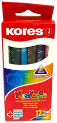 Crayón Triangular Colores Est.c/12 Kores® [Estuche] 7501037052398
