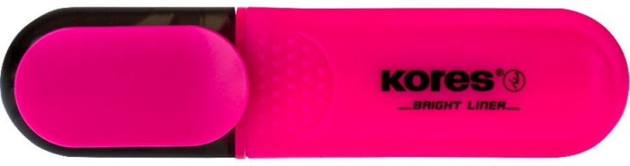 Marcador Textos Bright Liner Rosa Neón Mini Kores® 46540 [Pieza]