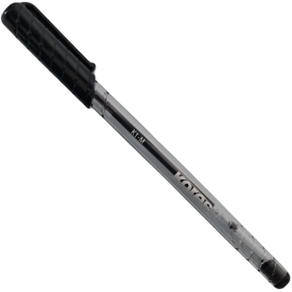 Bolígrafo c/Tapa Triangular Negro Medio Kores® K1 [Pieza] 7501037048568
