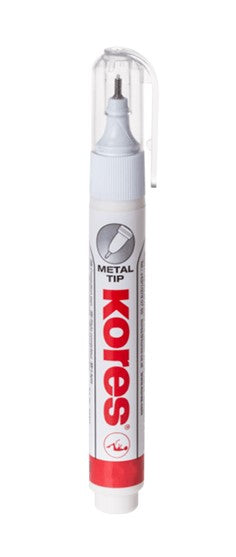 Corrector t/Pluma Metal Tip Blanco 8ml Kores® 833018 [Pieza] 9023800833150