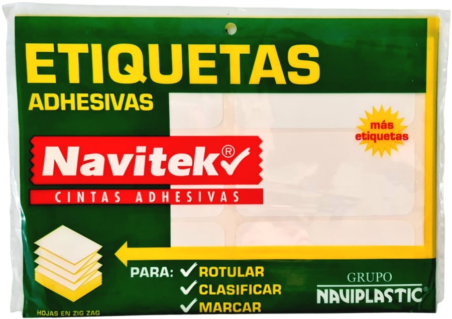 Etiqueta Adhesiva Clásica c/84 Blanco #25 50×100 Navitek® NK-17 [Pieza]