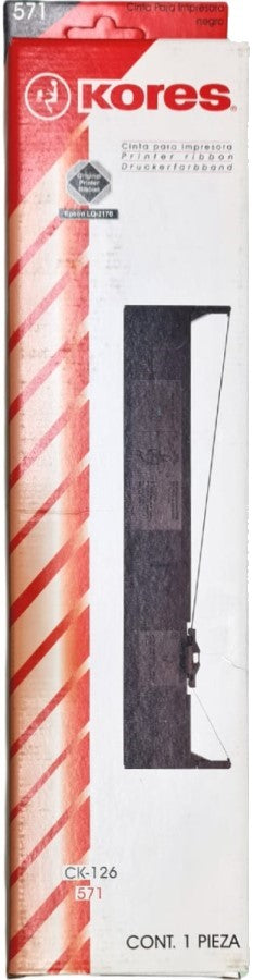 Cinta p/Impresora Epson LQ-2170 #571 Kores® [Pieza] 7501037021745