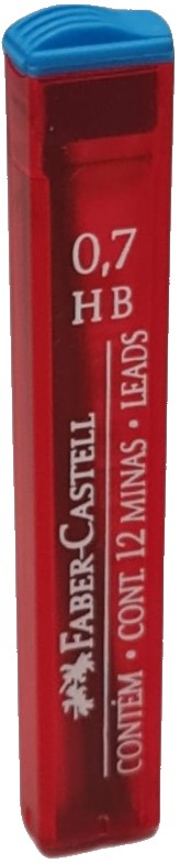 Minas 0.7mm HB Tubo c/12 Faber-Castell® 9007E/HB [Tubo] 7891360472759