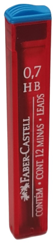 Minas 0.7mm HB Tubo c/12 Faber-Castell® 9007 Tubo 7891360472759