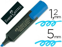 Marcador Textos TextLiner Azul Neón Faber-Castell® [Pieza] 4005401548515