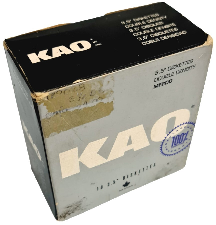 Diskettes Kao 3½ c/10 DD Kores® Pieza 59464340429