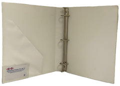 Carpeta 3 Argollas "D" Supervisión c/Cristal 1" Blanco Carta Danpex® 5387 [Pieza] 7501099353877 2