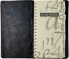 Directorio Personal Bolsillo/la Vista Negro Danpex® DA2B/W/AV [Pieza] 7501738601246 2