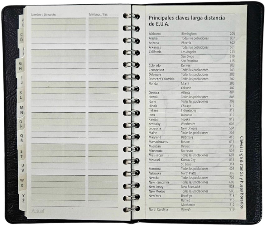 Directorio Personal Bolsillo/la Vista Negro Danpex® DA2B/W/AV [Pieza] 7501738601246 3