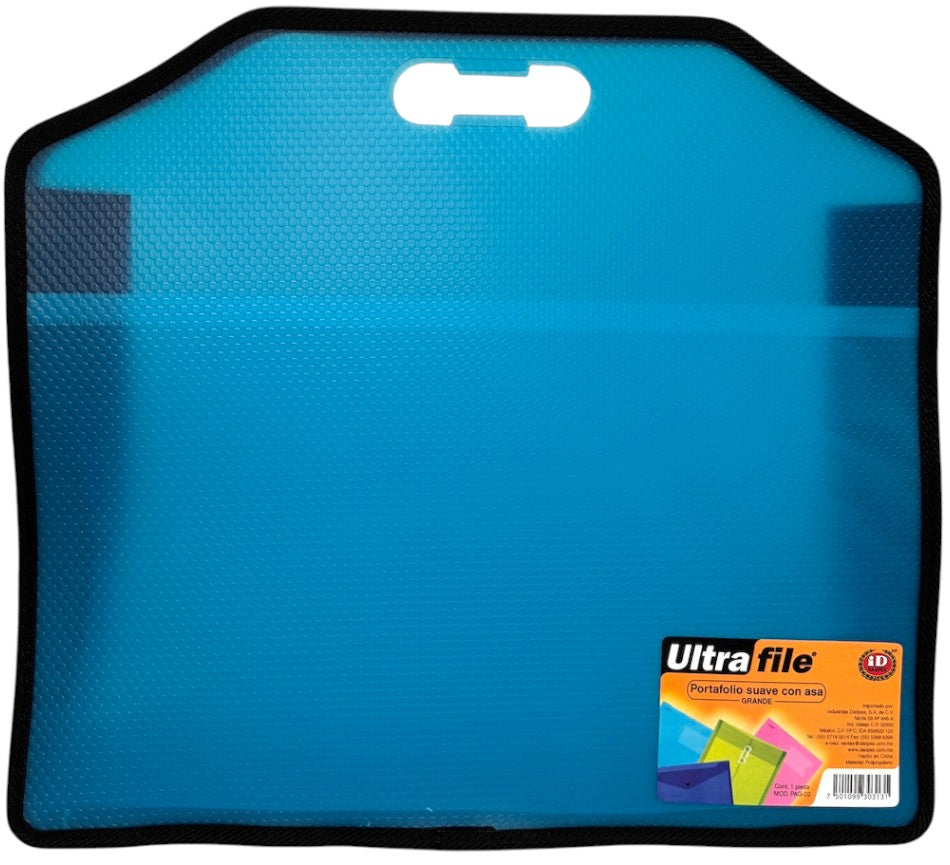 Portafolio Suave Ultra File c/Asa Colores 46×40+9cm Danpex® PAG-02 [Pieza] 7501099303131 7