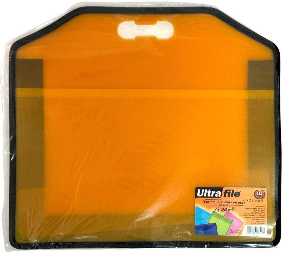 Portafolio Suave Ultra File c/Asa Colores 46×40+9cm Danpex® PAG-02 [Pieza] 7501099303131 15