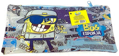 Lapicera Estuche Vinily Bob Esponja™ c/zipper Plano 22½×12cm Danpex® BE705 Pieza 7501099397017 01