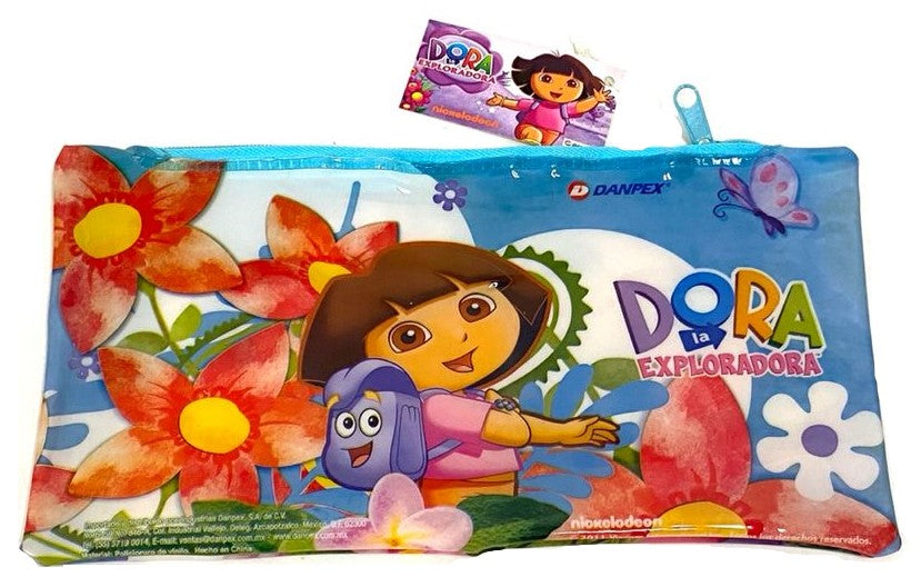 Lapicera Estuche Vinily Dora la Exploradora™ zipp Plano 22½×12cm Danpex® DE-705 Pieza 7501099310016